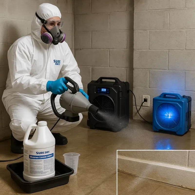 Sanitization and Odor Removal process in City of Portsmouth, VA